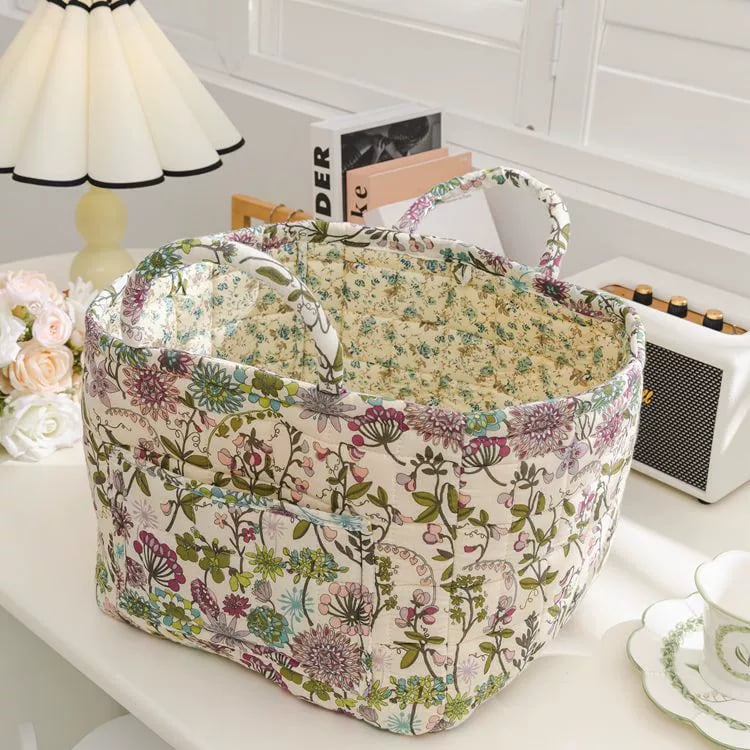 💐💥Boho Fabric Storage Basket🌸