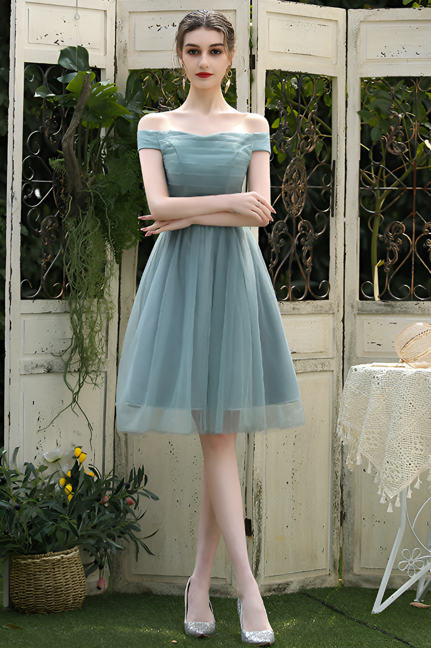 acelimosf™-Versatile Mesh Bridesmaid Dress