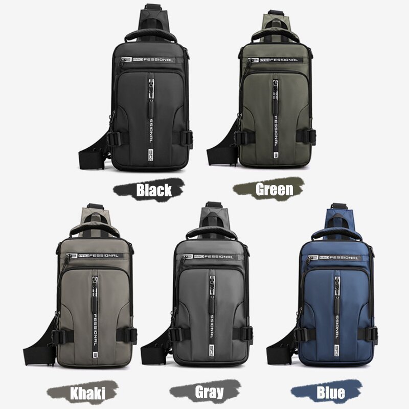 Anti-theft waterproof crossbody bag