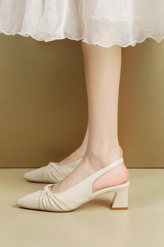 acelimosf™-Medium heel pointed toe French high heels