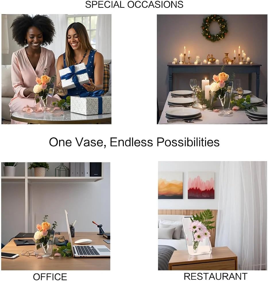 🔥Summer Hot SaleCreative Art Photo Frame Vase