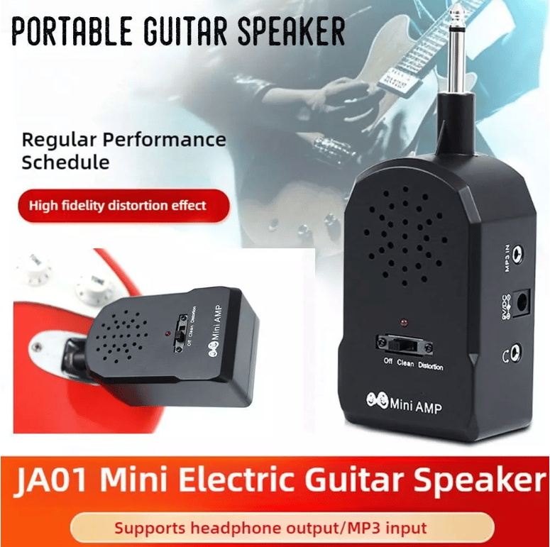 JA-01 Mini Guitar AMP Portable Electric Guitar Amplifier