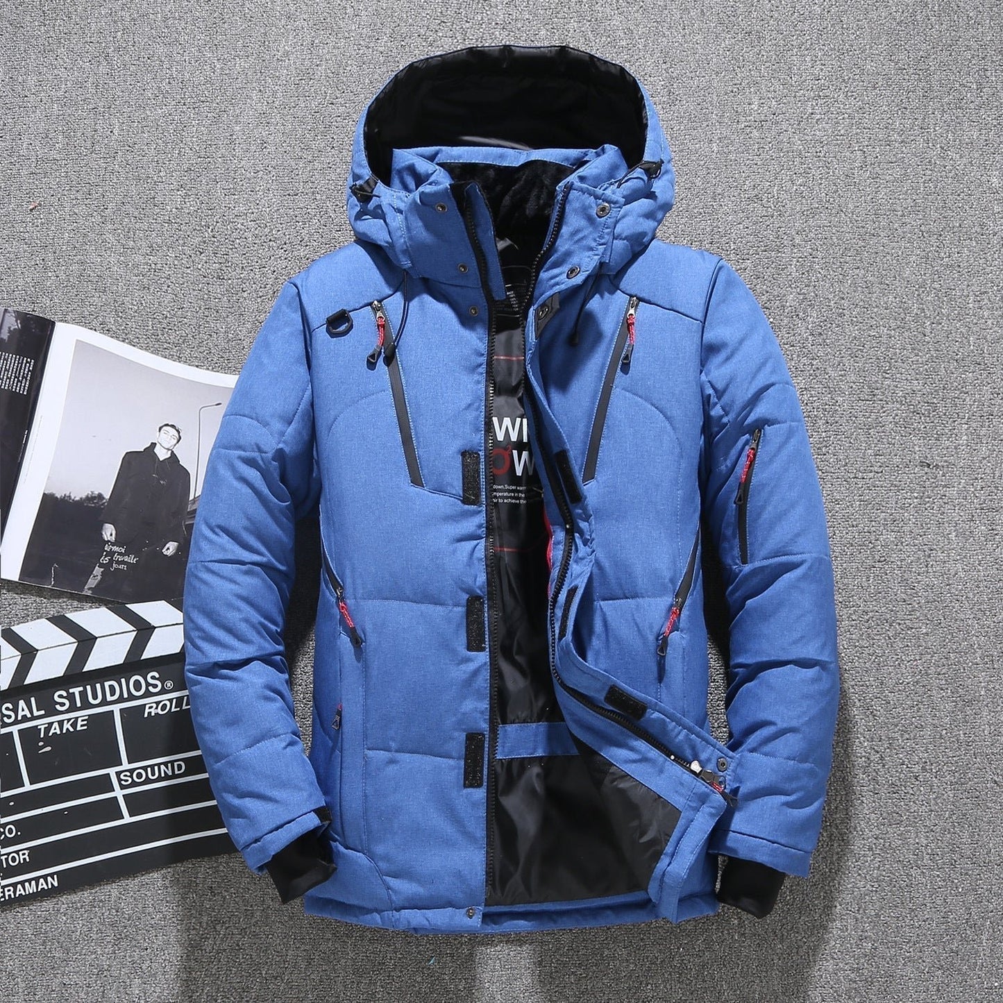 🔥Men's duck down parka Warm winter jacket