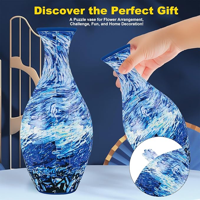 💐3d Jigsaw Puzzle Vase