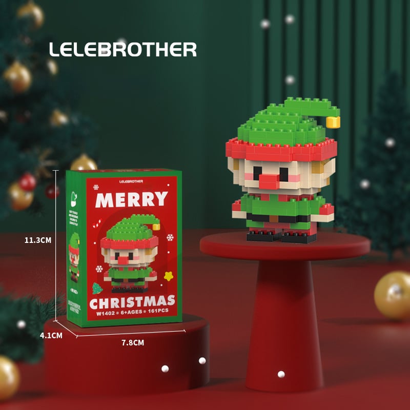 🔥🎄Santa Claus Design Building Blocks Toy