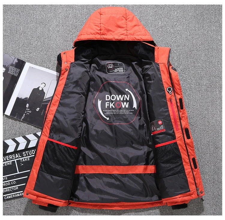 🔥Men's duck down parka Warm winter jacket