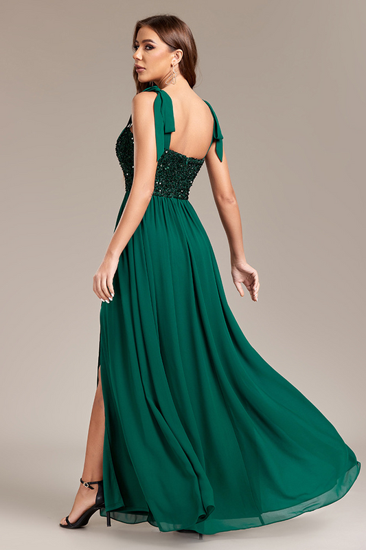 acelimosf™-High slit strapless backless evening dress