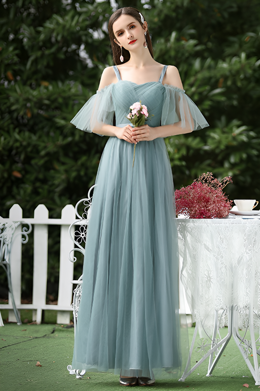 acelimosf™-Flattering Mesh Bridesmaid Dress