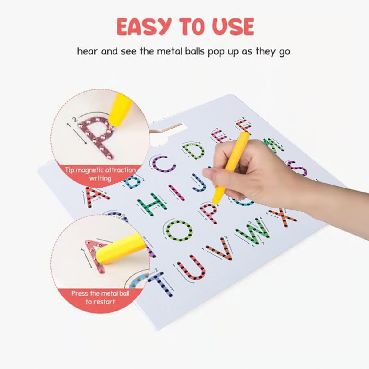 Double Sided Magnetic Letters Board