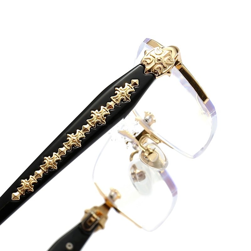 Anti-Blue Light Presbyopia Glasses Hd Rimless Glasses