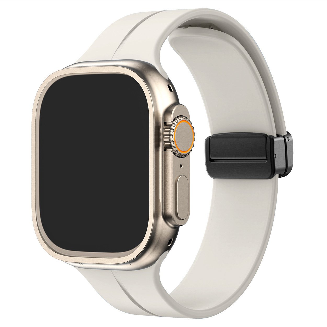 Silicone Magnetic Folding Band For Apple Watch