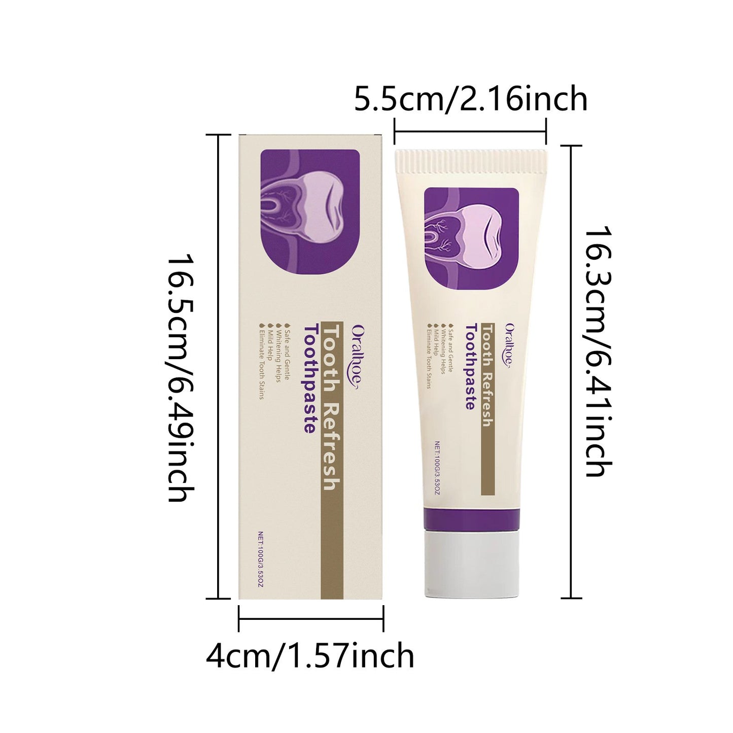 Kreain Toothpaste, Fresh Breath, Natural Ingredients, Gentle Care