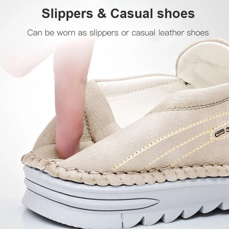 2025 spring new leather shoes non-slip business casual men's shoes