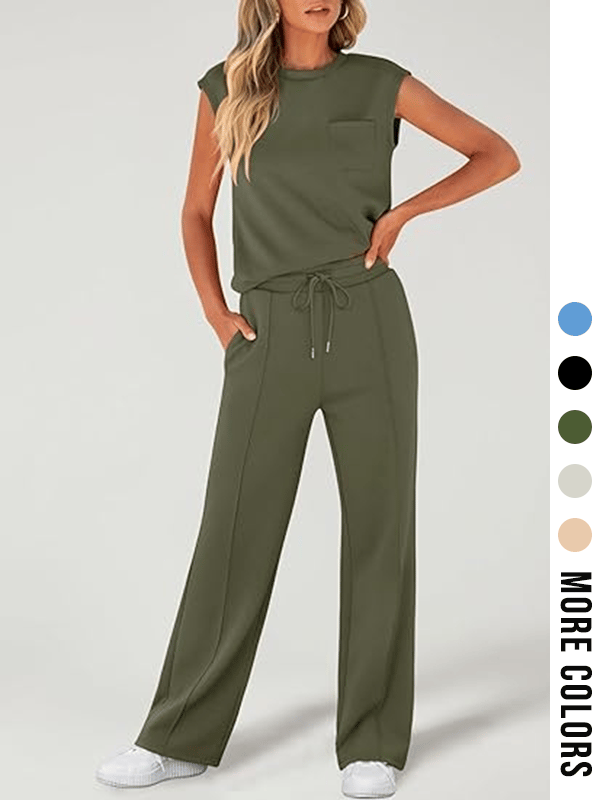 LAST DAY 49% OFF🔥Two Piece Sets for Women Summer Sleeveless