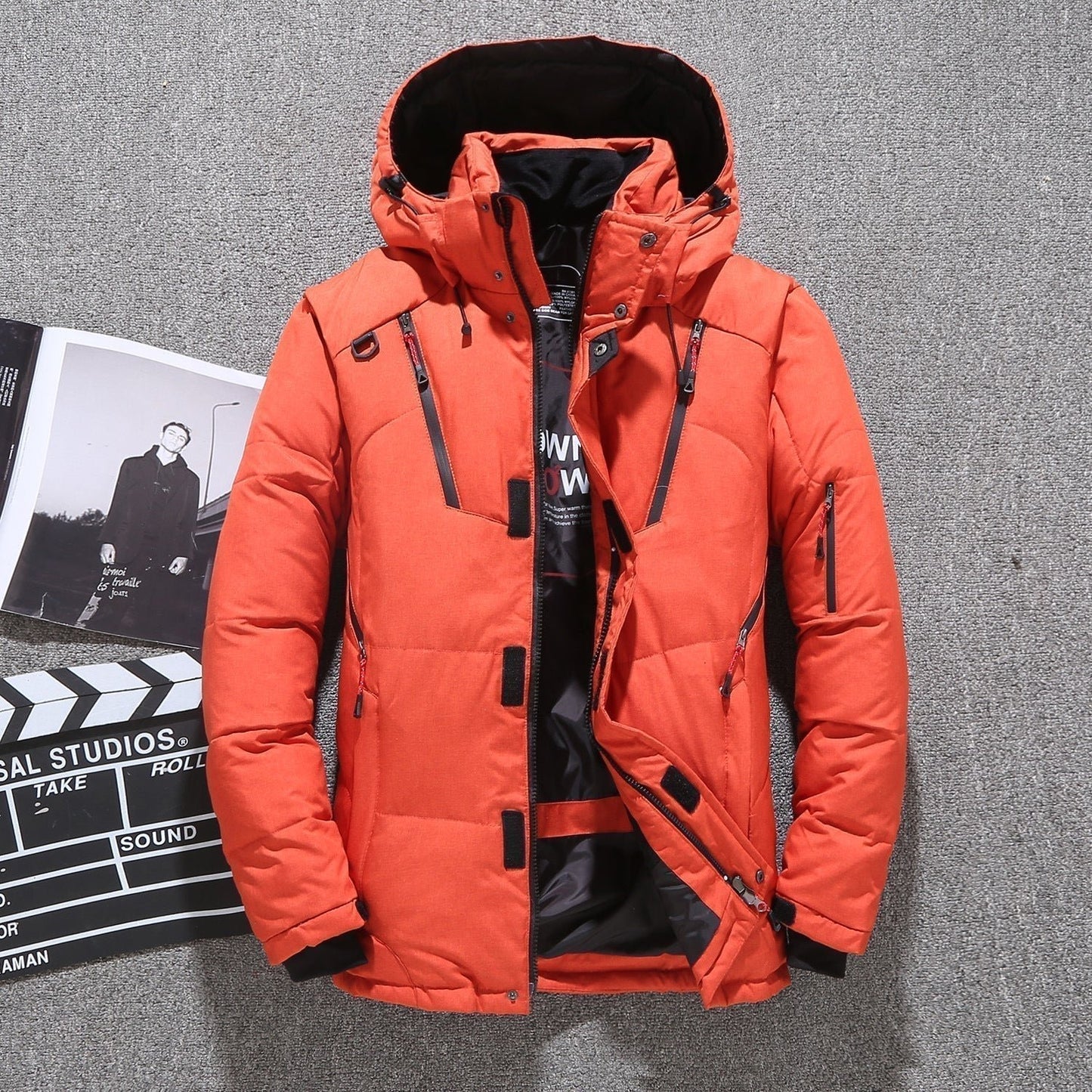 🔥Men's duck down parka Warm winter jacket