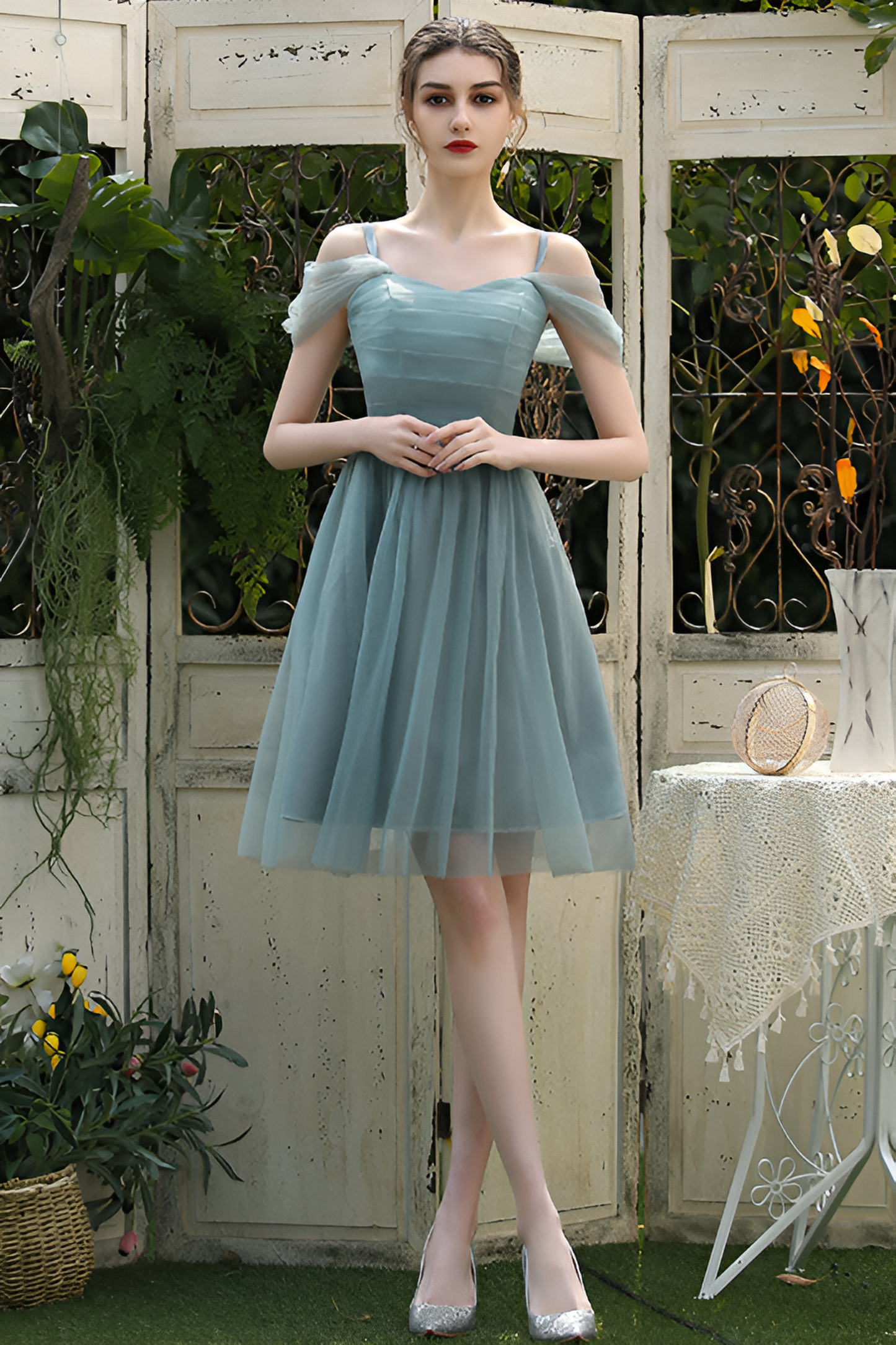 acelimosf™-Versatile Mesh Bridesmaid Dress