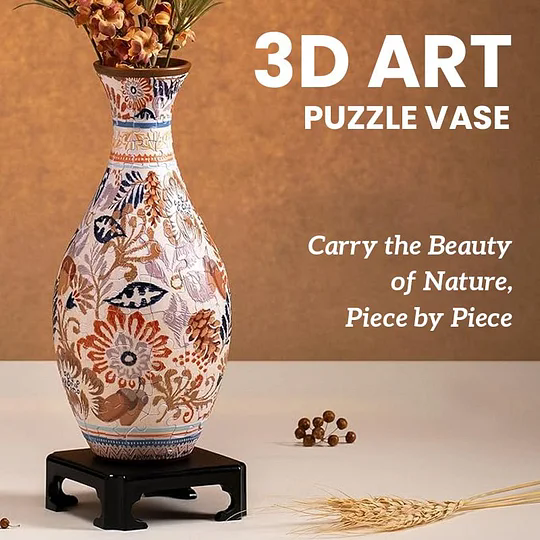 💐3d Jigsaw Puzzle Vase