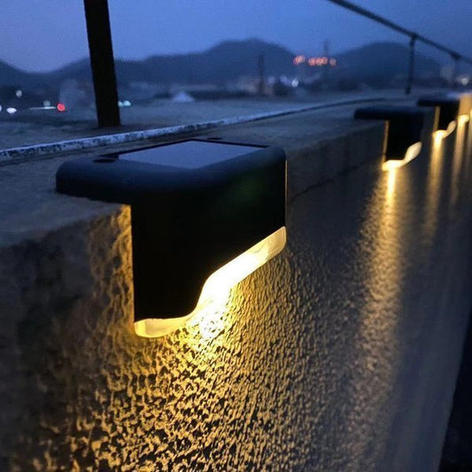 LED Solar Lamp Path Staircase Outdoor Waterproof Wall Light-BUY MORE SAVE MORE