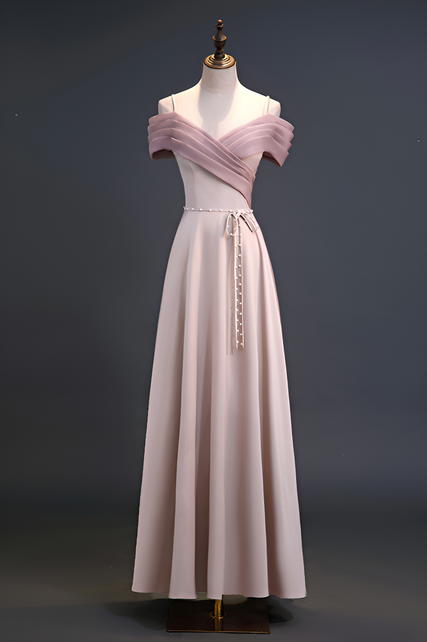 acelimosf™-Bridesmaid dress satin pink sister dress bridesmaid group dress