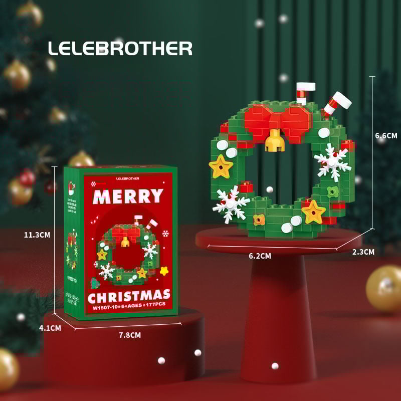 🔥🎄Santa Claus Design Building Blocks Toy