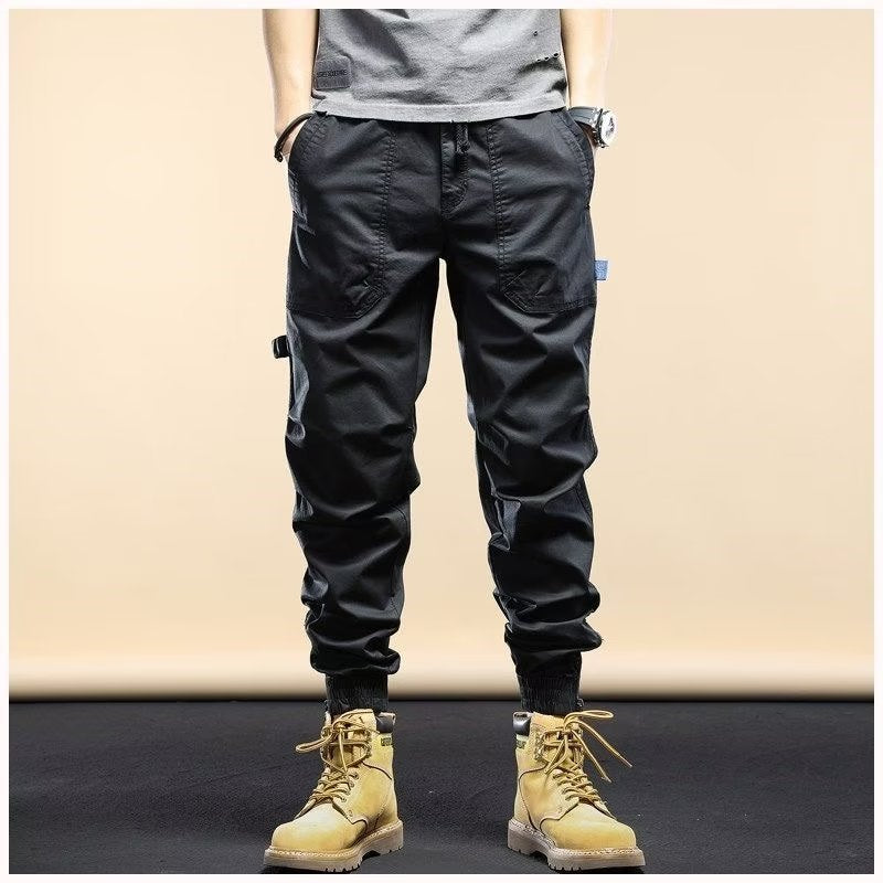 2025 SPRING MEN'S DISTRESSED SLIM FIT BIKER PANTS