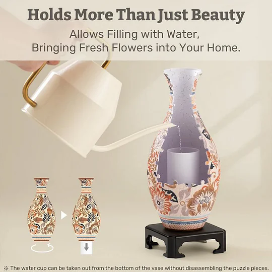 💐3d Jigsaw Puzzle Vase