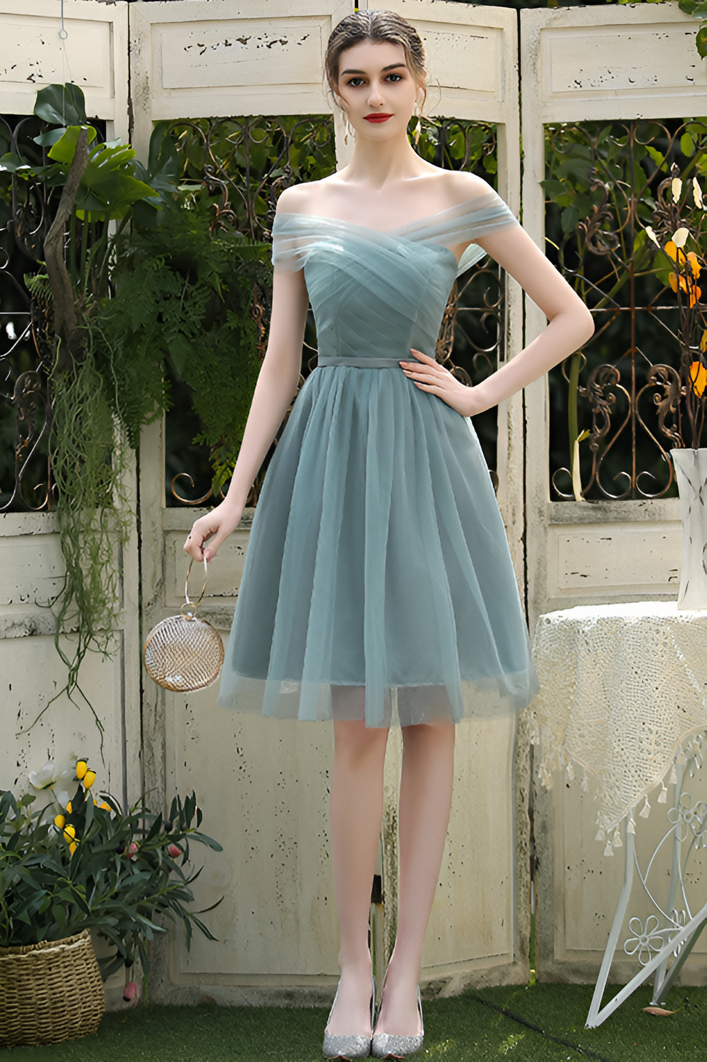 acelimosf™-Versatile Mesh Bridesmaid Dress