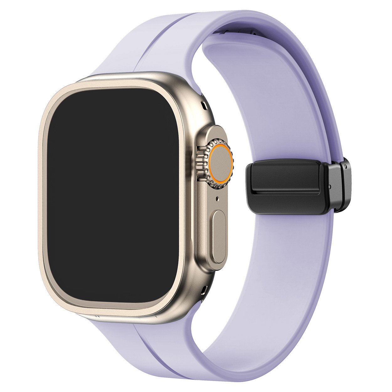 Silicone Magnetic Folding Band For Apple Watch