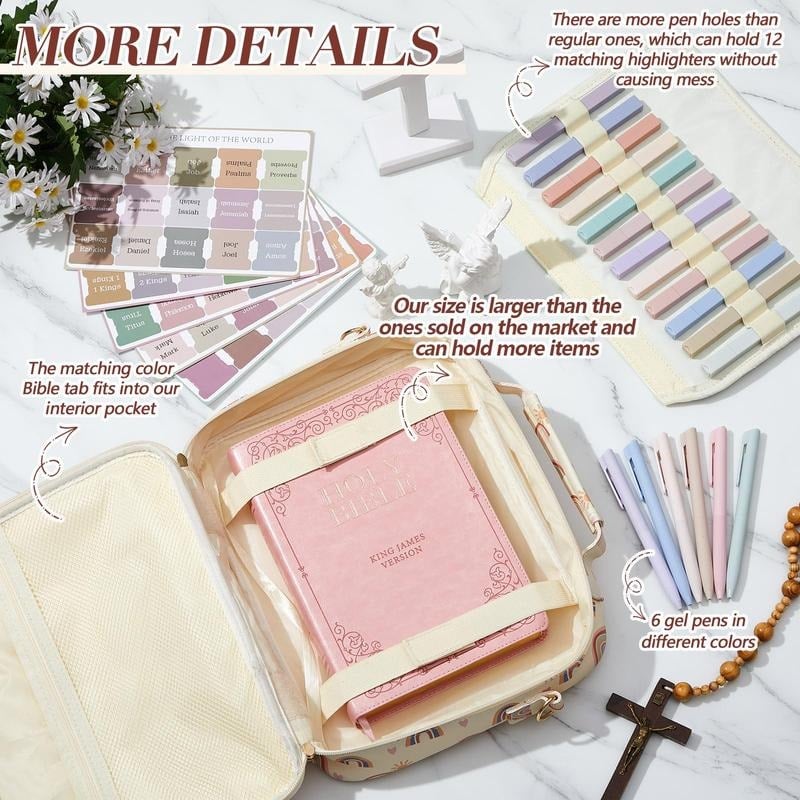 Pretty Bible Bag for Women - Ideal for Church & Gifting!