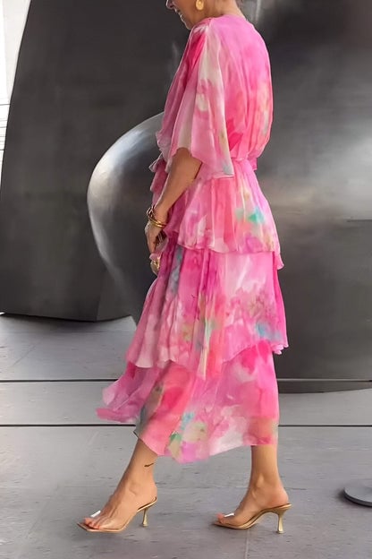 ELEGANT CHIFFON DRESS