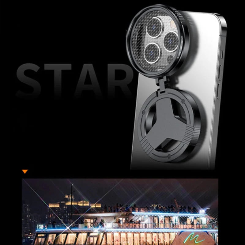 2-in-1 Magnetic CPL & Star Filter Lens