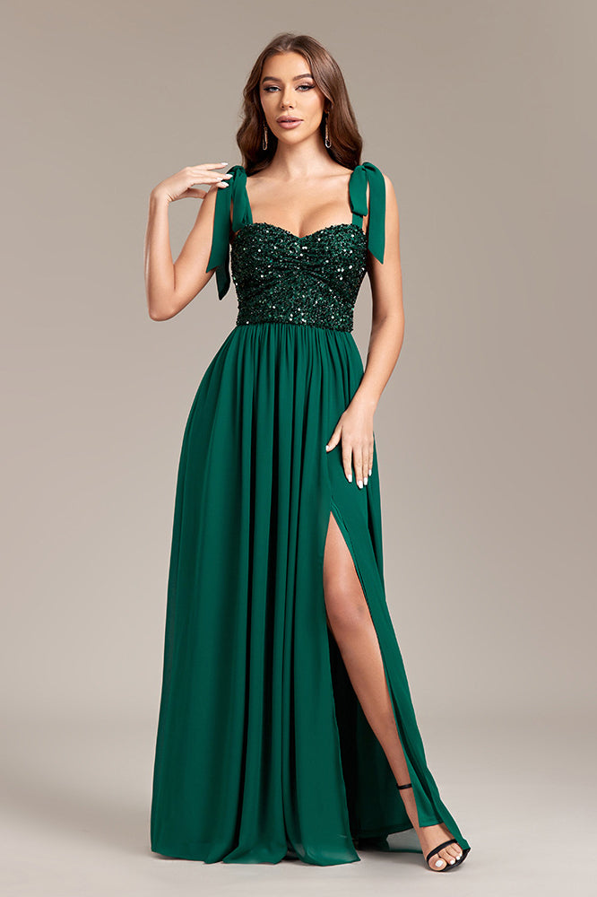 acelimosf™-High slit strapless backless evening dress