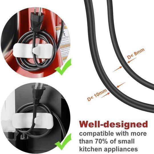 New Upgrade Cord Organizer For Kitchen Appliances