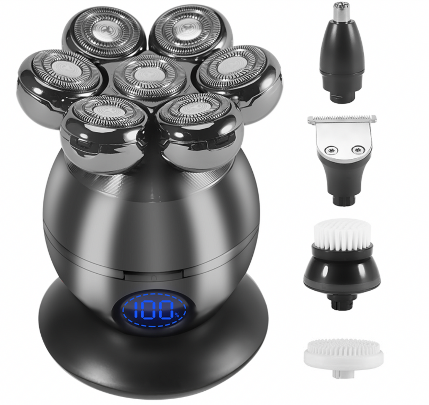 5-in-1 Electric Head Shaver And Grooming Kit