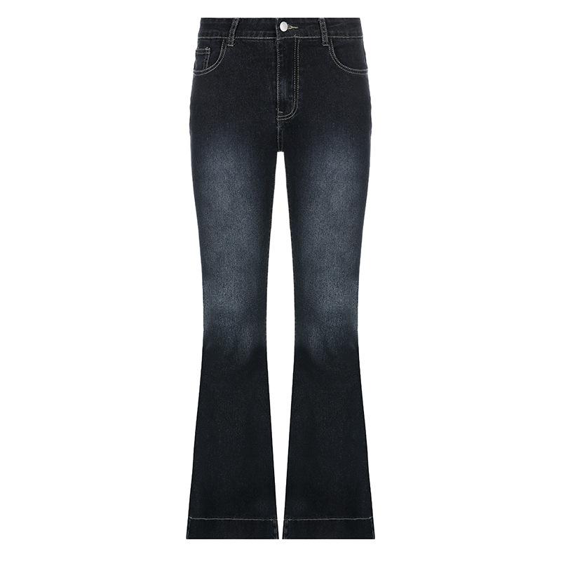 acelimosf™-Low rise medium wash pocket button jeans