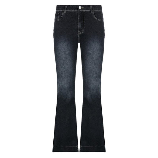 acelimosf™-Low rise medium wash pocket button jeans