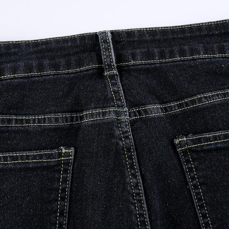 acelimosf™-Low rise medium wash pocket button jeans