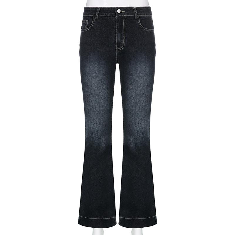 acelimosf™-Low rise medium wash pocket button jeans