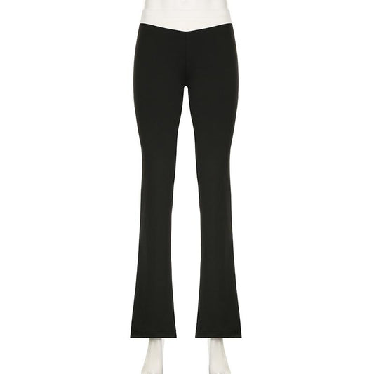 acelimosf™-Stitch high rise contrast ruched pant