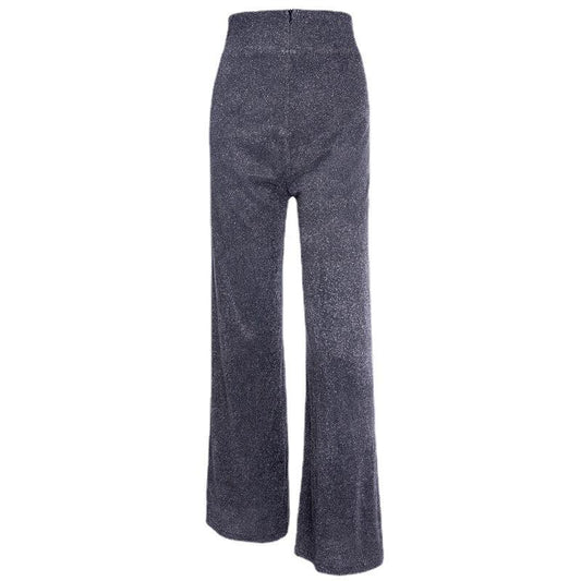 acelimosf™-Textured zip-up high rise wide leg pant