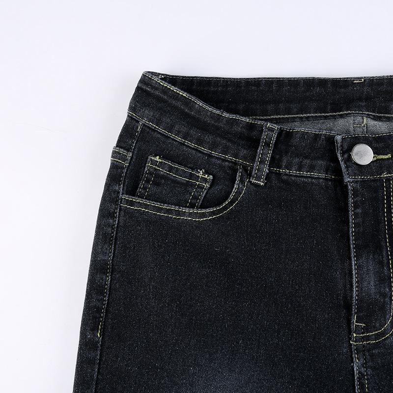 acelimosf™-Low rise medium wash pocket button jeans