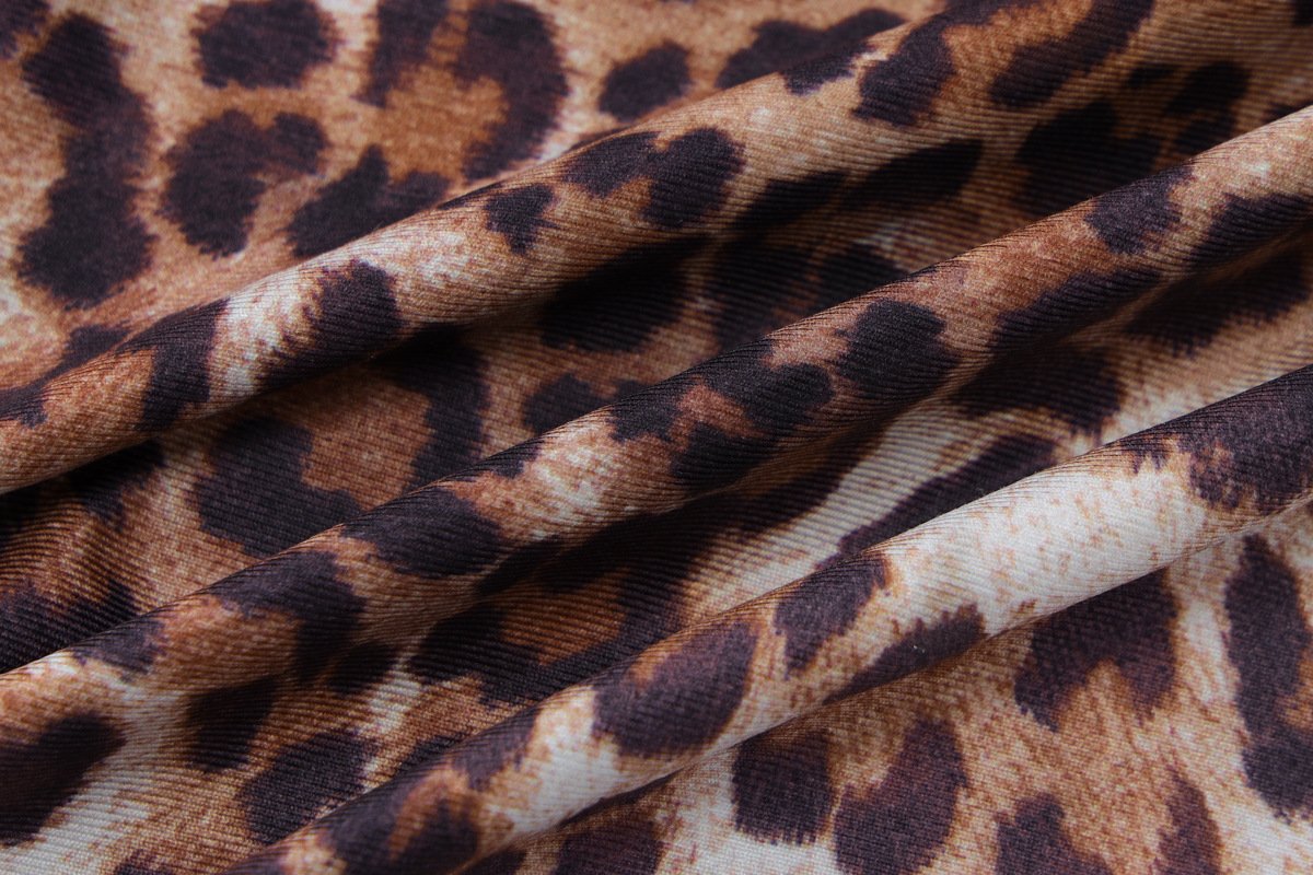 acelimosf™-Long sleeve leopard print button pant set