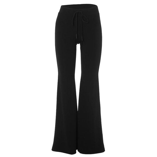 acelimosf™-High rise drawstring ruched wide leg pant