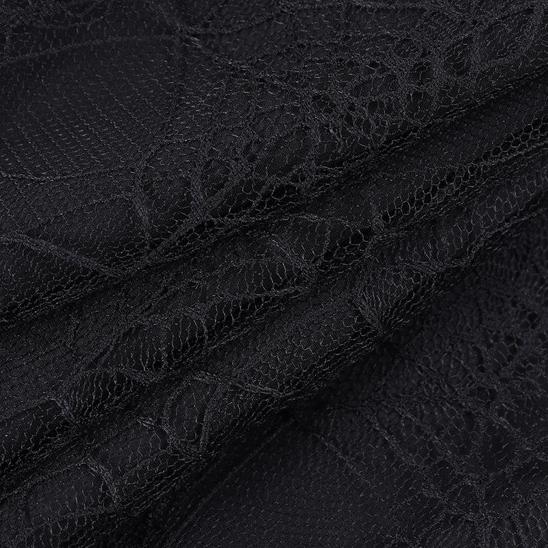 acelimosf™-Solid irregular mesh spider web pattern mini skirt y2k 90s Revival Techno Fashion