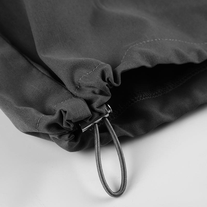 acelimosf™-Drawstring ruched pocket self tie cargo pant