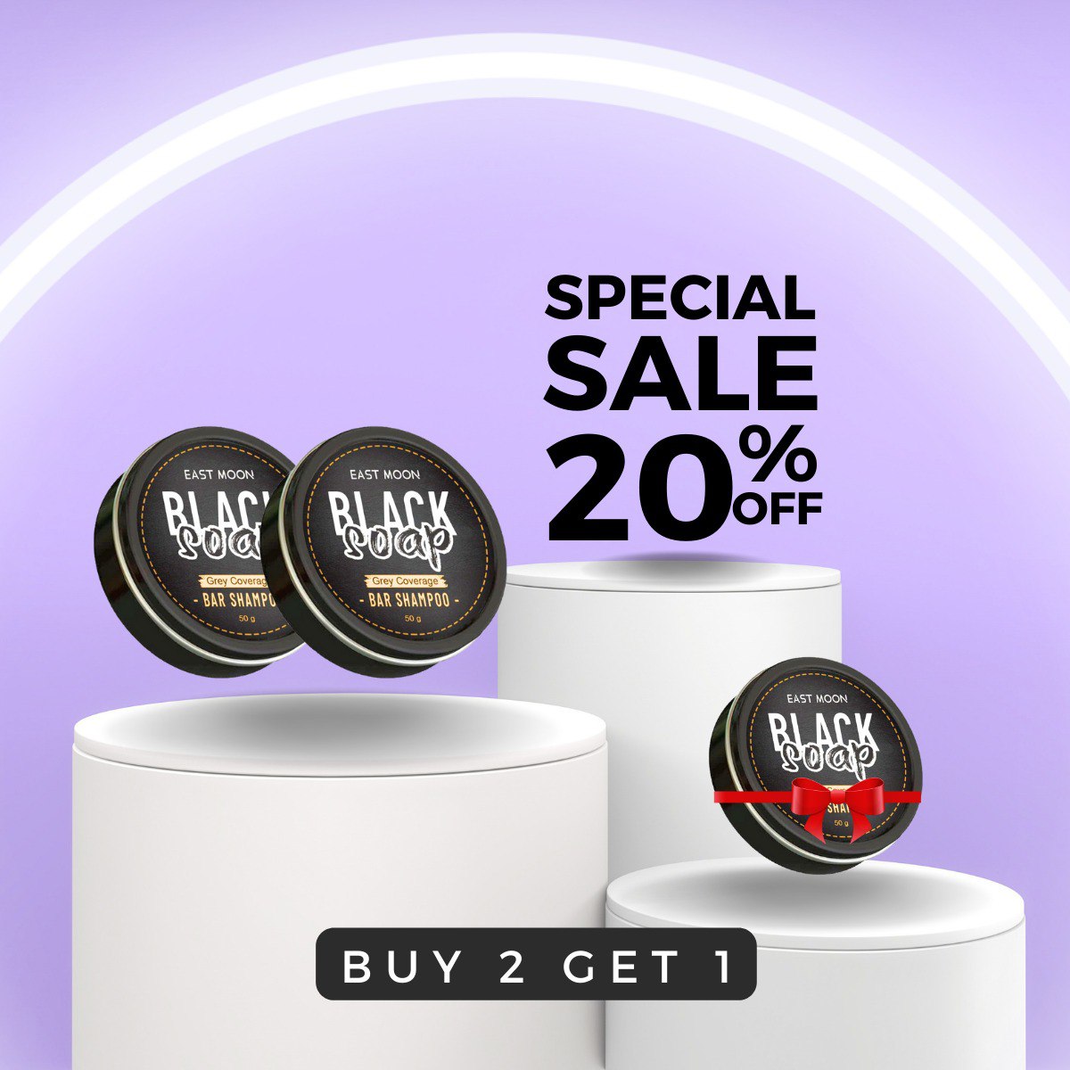 SALE 75% OFF-EE Natural Grey Hair Removal Soap