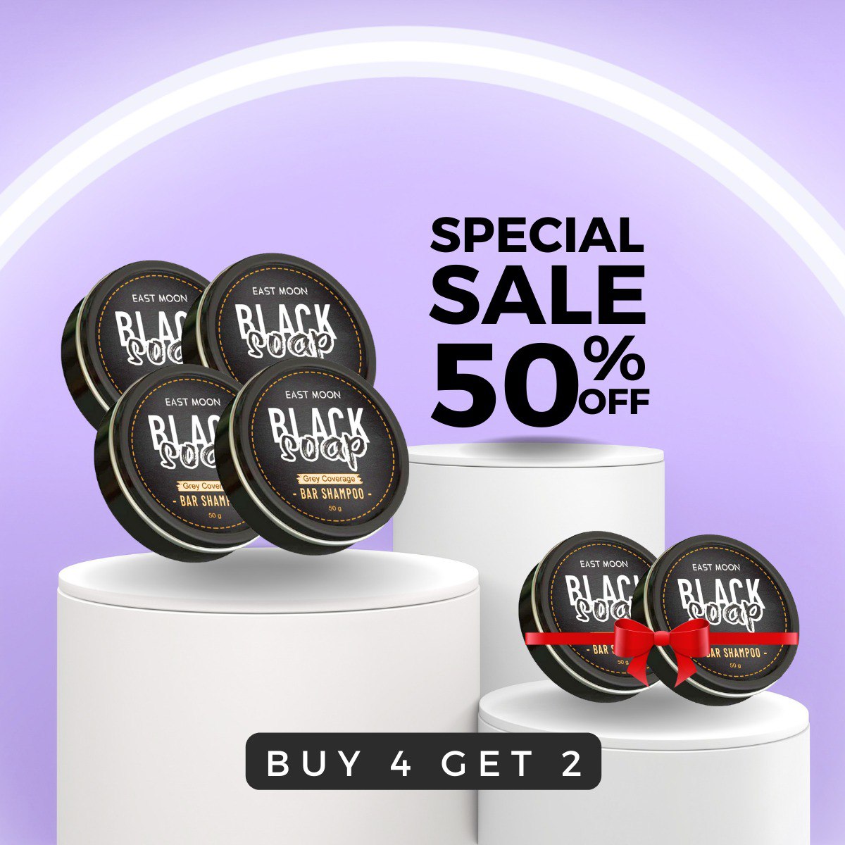 SALE 75% OFF-EE Natural Grey Hair Removal Soap