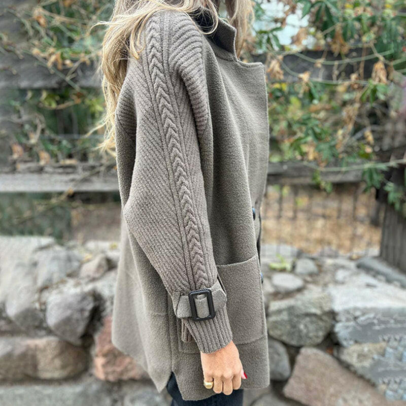 ⏳Limited-time 50% off⏰Women’s Mid-Length Lapel Double Breasted Coat🧥
